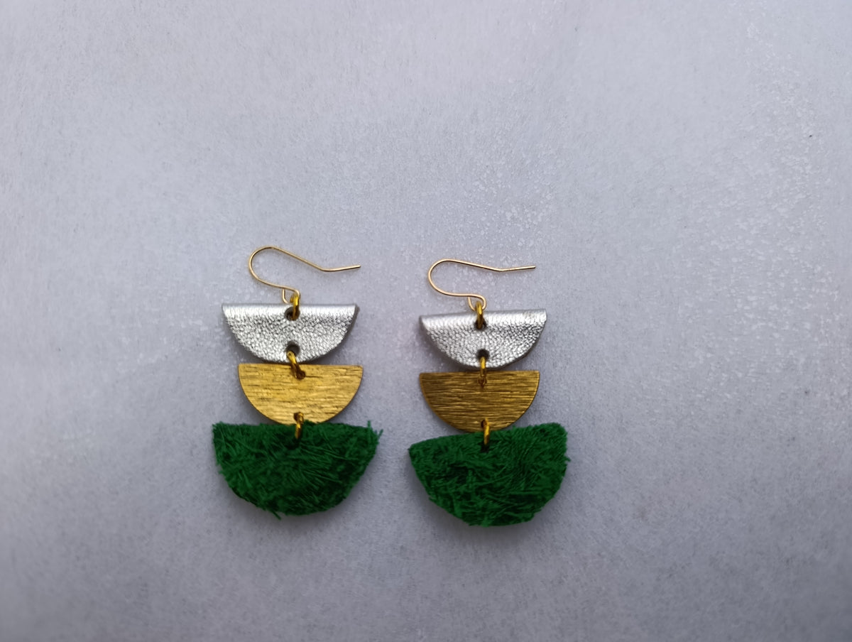 Cascade 3 Tier Earrings