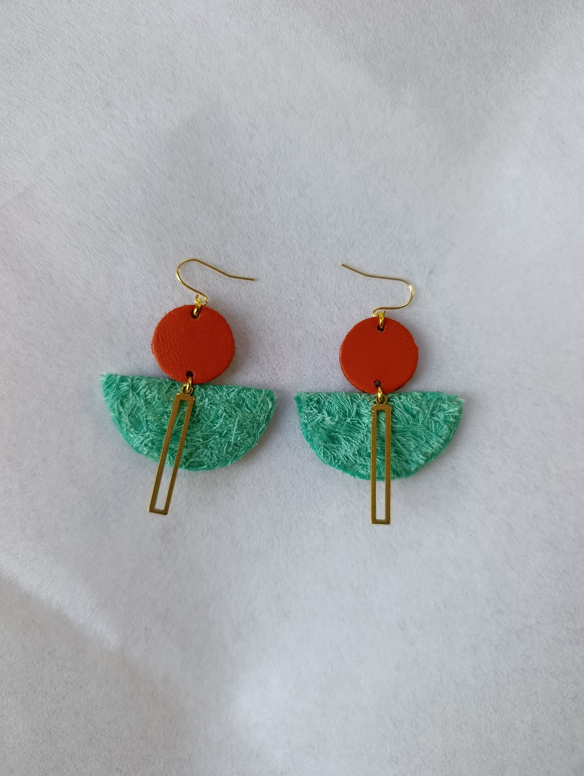 Mint Chocolate Dudu Earrings