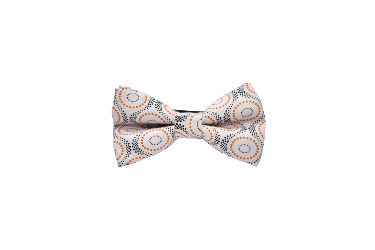 Handcrafted Stone Tone Shweshwe Bow Tie