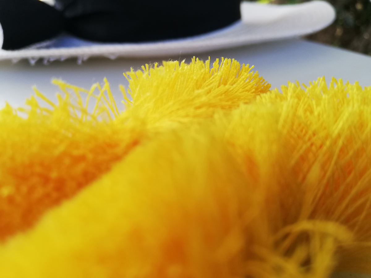 Yellow cotton ready for shredding