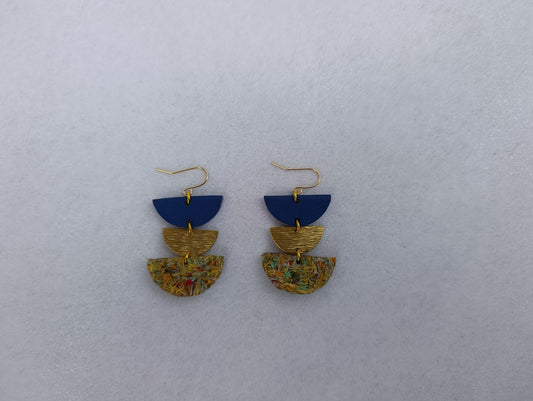 Autumn Sky 3 Tier Earrings