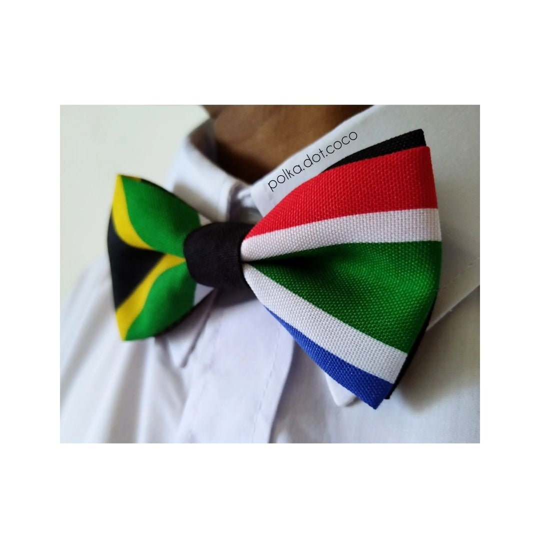 South African Flag Bow Tie