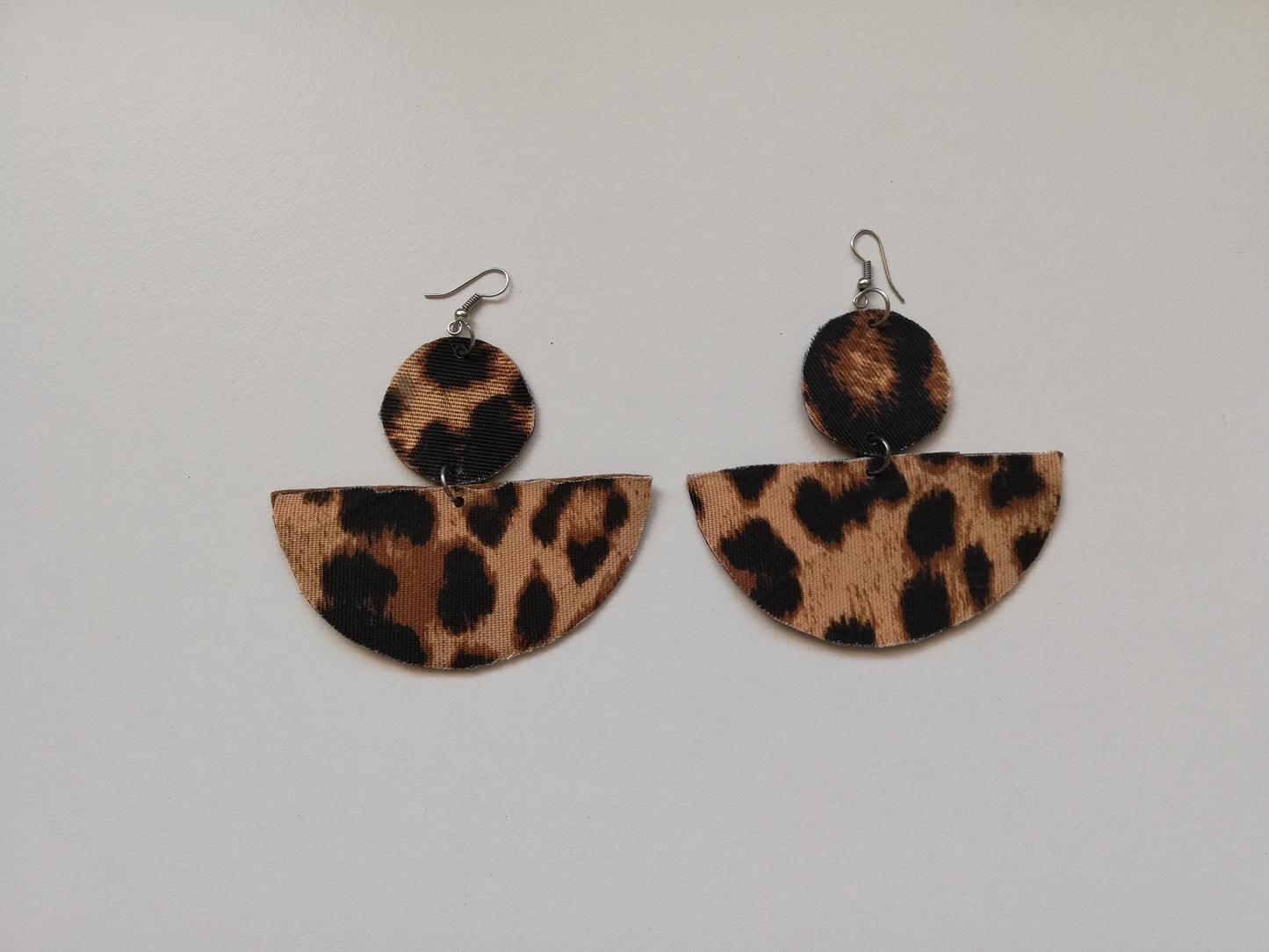 Leopard Print Minimalist Earrings