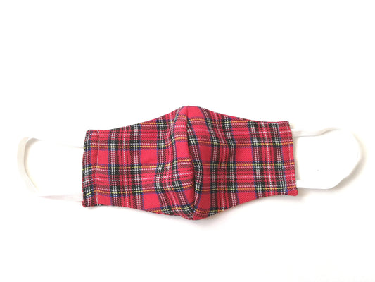 3 Layer Tartan Face Mask