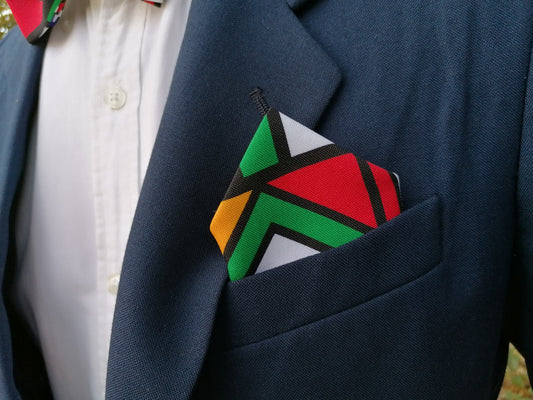 Ndebele Print Pocket Square