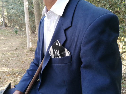 Ihawu Pattern Pocket Square