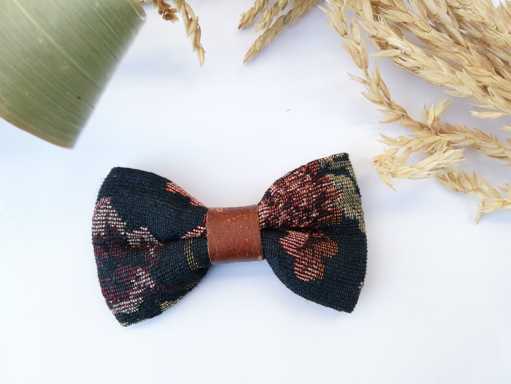 Vintage Leather Touch Bow Tie | Wedding Bow Ties South Africa